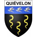 Quiévelon 59 ville sticker blason écusson autocollant adhésif