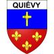 Quiévy 59 ville sticker blason écusson autocollant adhésif