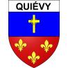 Quiévy 59 ville sticker blason écusson autocollant adhésif