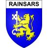 Rainsars 59 ville sticker blason écusson autocollant adhésif