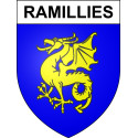 Stickers coat of arms Ramillies adhesive sticker