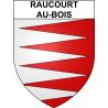 Raucourt-au-Bois Sticker wappen, gelsenkirchen, augsburg, klebender aufkleber
