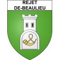 Rejet-de-Beaulieu 59 ville sticker blason écusson autocollant adhésif