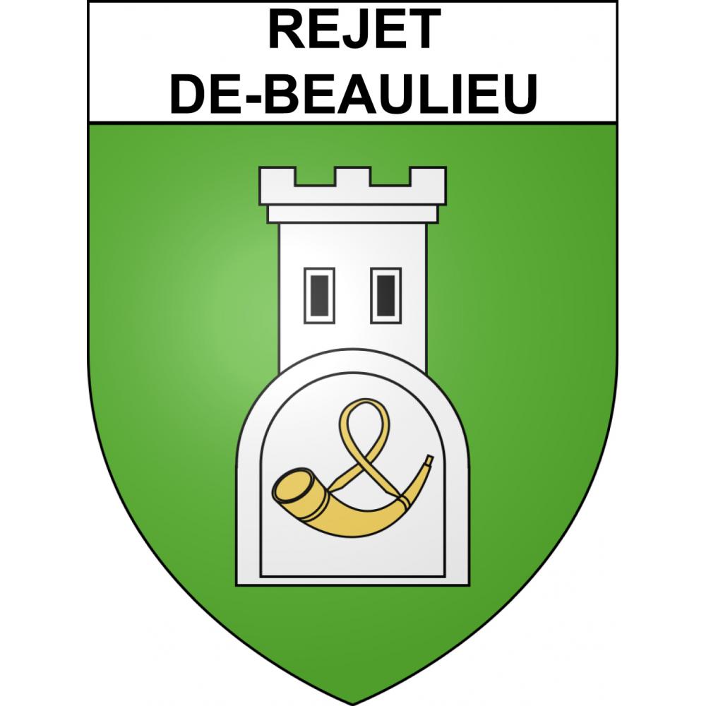 Rejet-de-Beaulieu 59 ville sticker blason écusson autocollant adhésif