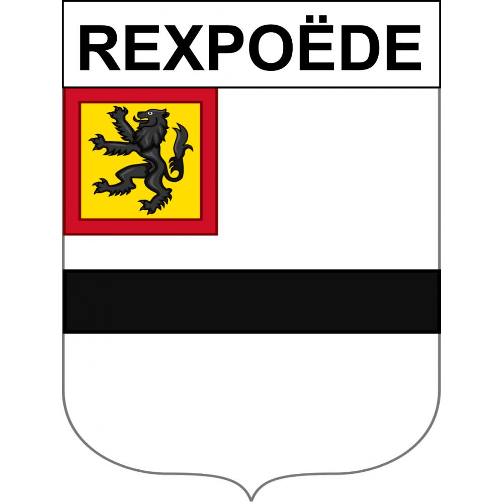 Rexpoëde 59 ville sticker blason écusson autocollant adhésif