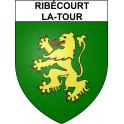 Ribécourt-la-Tour 59 ville sticker blason écusson autocollant adhésif