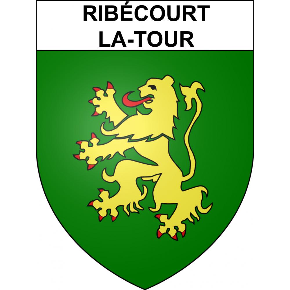 Adesivi stemma Ribécourt-la-Tour adesivo