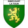 Stickers coat of arms Ribécourt-la-Tour adhesive sticker