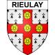 Rieulay Sticker wappen, gelsenkirchen, augsburg, klebender aufkleber