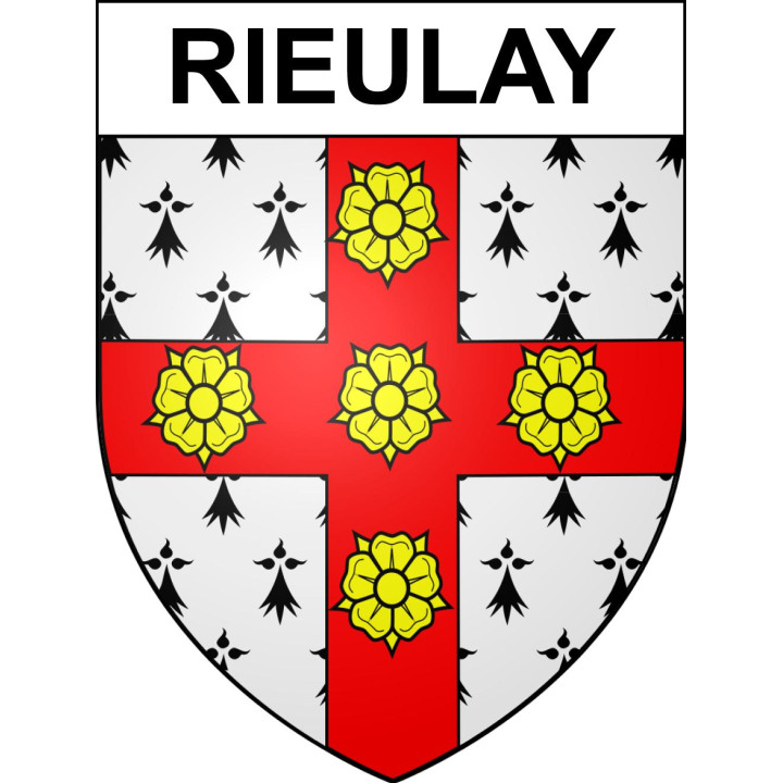 Rieulay 59 ville sticker blason écusson autocollant adhésif