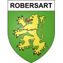 Robersart 59 ville sticker blason écusson autocollant adhésif