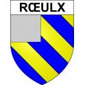 Adesivi stemma Rœulx adesivo