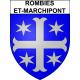 Stickers coat of arms Rombies-et-Marchipont adhesive sticker