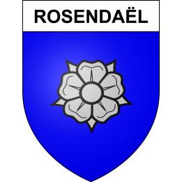 Stickers coat of arms Rosendaël adhesive sticker