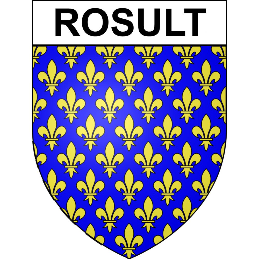 Stickers coat of arms Rosult adhesive sticker