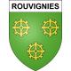 Stickers coat of arms Rouvignies adhesive sticker