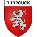 Rubrouck 59 ville sticker blason écusson autocollant adhésif