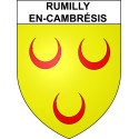 Rumilly-en-Cambrésis Sticker wappen, gelsenkirchen, augsburg, klebender aufkleber