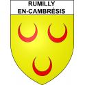Rumilly-en-Cambrésis 59 ville sticker blason écusson autocollant adhésif