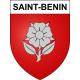 Saint-Benin 59 ville sticker blason écusson autocollant adhésif