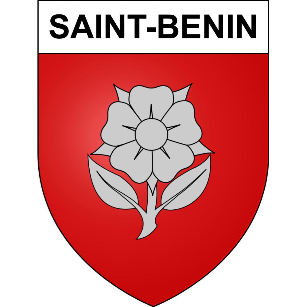 Stickers coat of arms Saint-Benin adhesive sticker