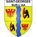 Saint-Georges-sur-l'Aa 59 ville sticker blason écusson autocollant adhésif