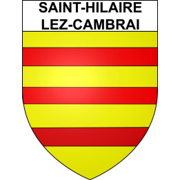 Saint-Hilaire-lez-Cambrai 59 ville sticker blason écusson autocollant adhésif
