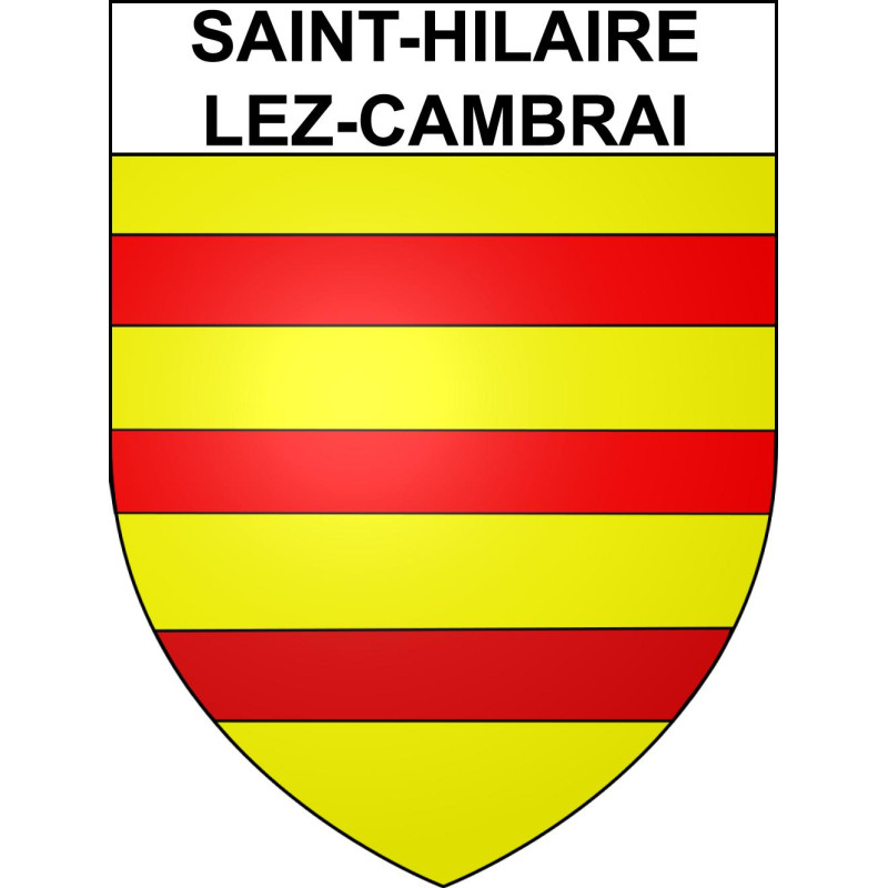 Saint-Hilaire-lez-Cambrai 59 ville sticker blason écusson autocollant adhésif