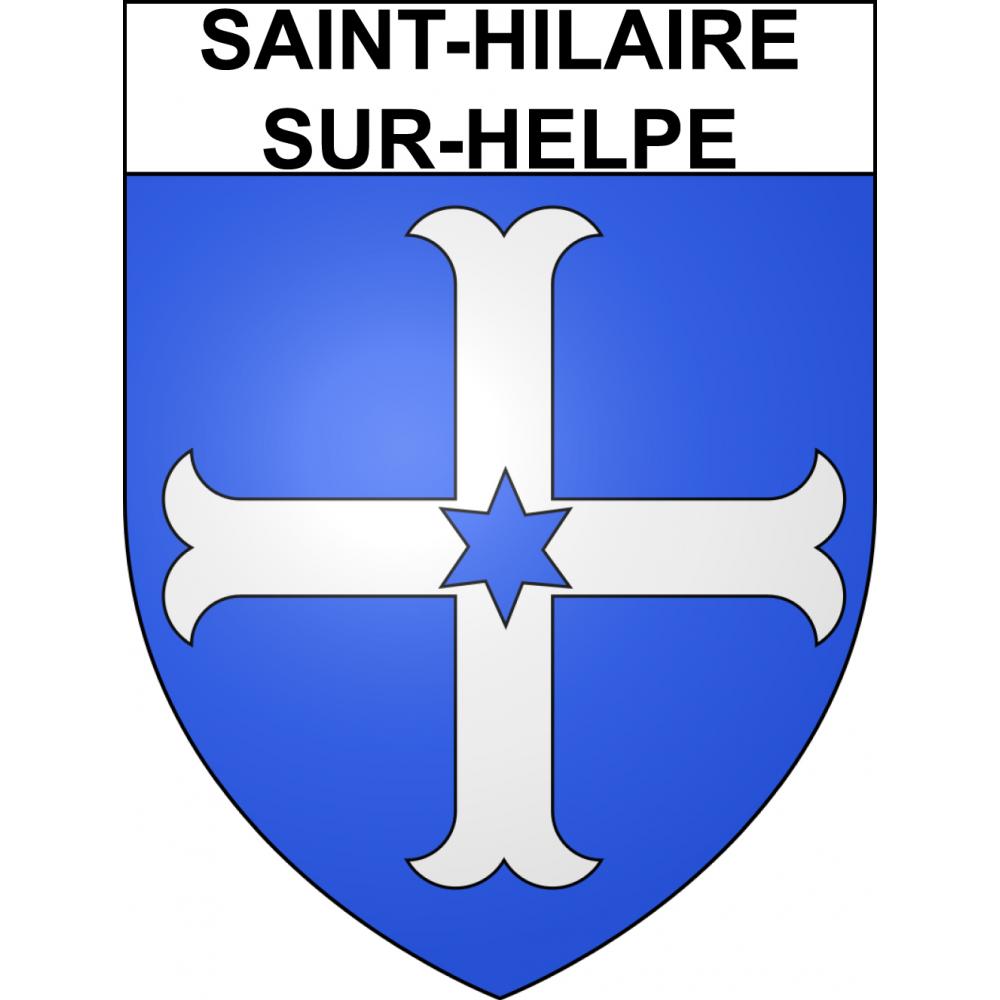 Saint-Hilaire-sur-Helpe Sticker wappen, gelsenkirchen, augsburg, klebender aufkleber