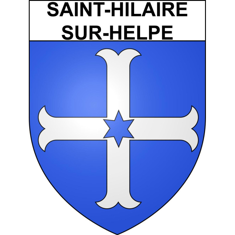 Stickers coat of arms Saint-Hilaire-sur-Helpe adhesive sticker