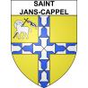 Saint-Jans-Cappel 59 ville sticker blason écusson autocollant adhésif
