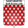 Saint-Martin-sur-Écaillon Sticker wappen, gelsenkirchen, augsburg, klebender aufkleber
