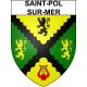 Saint-Pol-sur-Mer 59 ville sticker blason écusson autocollant adhésif