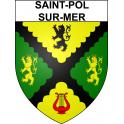 Saint-Pol-sur-Mer 59 ville sticker blason écusson autocollant adhésif