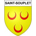 Saint-Souplet Sticker wappen, gelsenkirchen, augsburg, klebender aufkleber