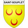 Saint-Souplet Sticker wappen, gelsenkirchen, augsburg, klebender aufkleber