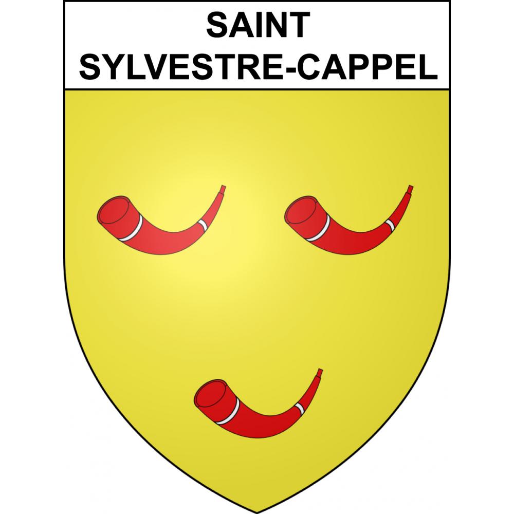 Saint-Sylvestre-Cappel Sticker wappen, gelsenkirchen, augsburg, klebender aufkleber
