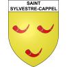 Saint-Sylvestre-Cappel 59 ville sticker blason écusson autocollant adhésif
