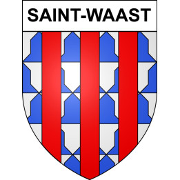 Stickers coat of arms Saint-Waast adhesive sticker