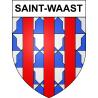 Stickers coat of arms Saint-Waast adhesive sticker