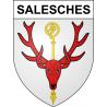 Salesches Sticker wappen, gelsenkirchen, augsburg, klebender aufkleber