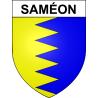 Saméon 59 ville sticker blason écusson autocollant adhésif