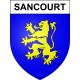Stickers coat of arms Sancourt adhesive sticker