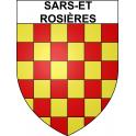Adesivi stemma Sars-et-Rosières adesivo