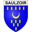 Saulzoir 59 ville sticker blason écusson autocollant adhésif