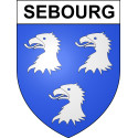 Sebourg 59 ville sticker blason écusson autocollant adhésif