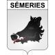 Sémeries 59 ville sticker blason écusson autocollant adhésif