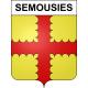 Semousies 59 ville sticker blason écusson autocollant adhésif