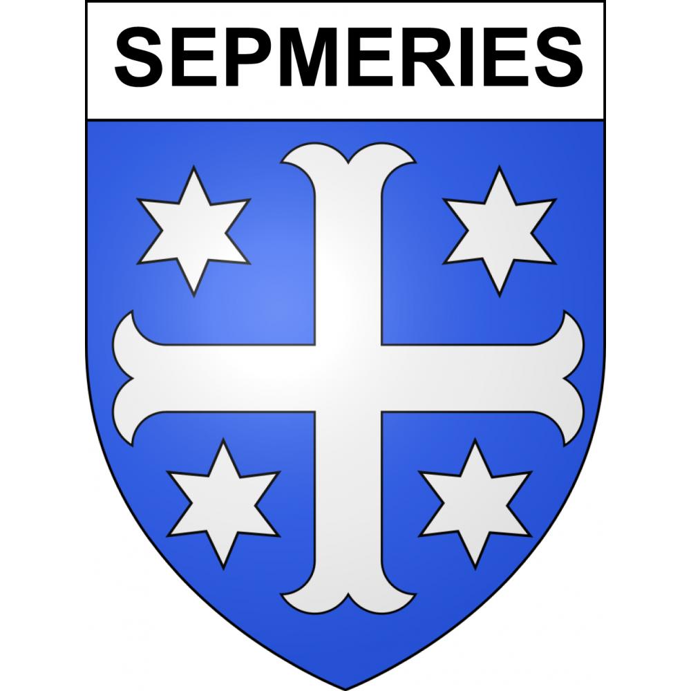 Sepmeries Sticker wappen, gelsenkirchen, augsburg, klebender aufkleber
