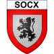 Pegatinas escudo de armas de Socx adhesivo de la etiqueta engomada